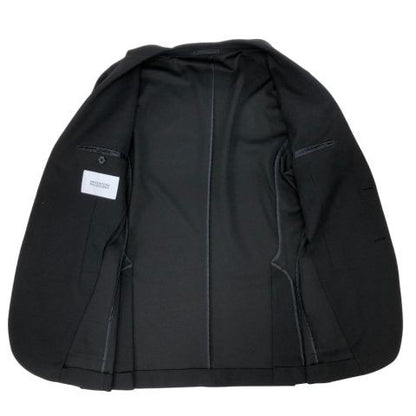 マッキントッシュフィロソフィー スーツ セットアップ ジャージ素材 三陽商会 メンズ サイズ上42R 下42 ブラック MACKINTOSH PHILOSOPHY【AFA11】