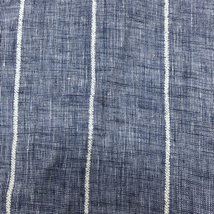 美品◆ラルディーニ 長袖シャツ ストライプ リネン コットン混 サイズ41 メンズ LARDINI 【AFB17】
