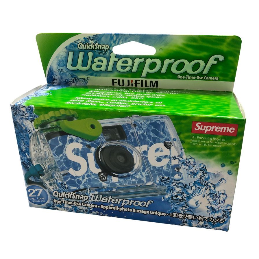 シュプリーム×富士フイルム 使い捨てカメラ ウォータープルーフ Supreme