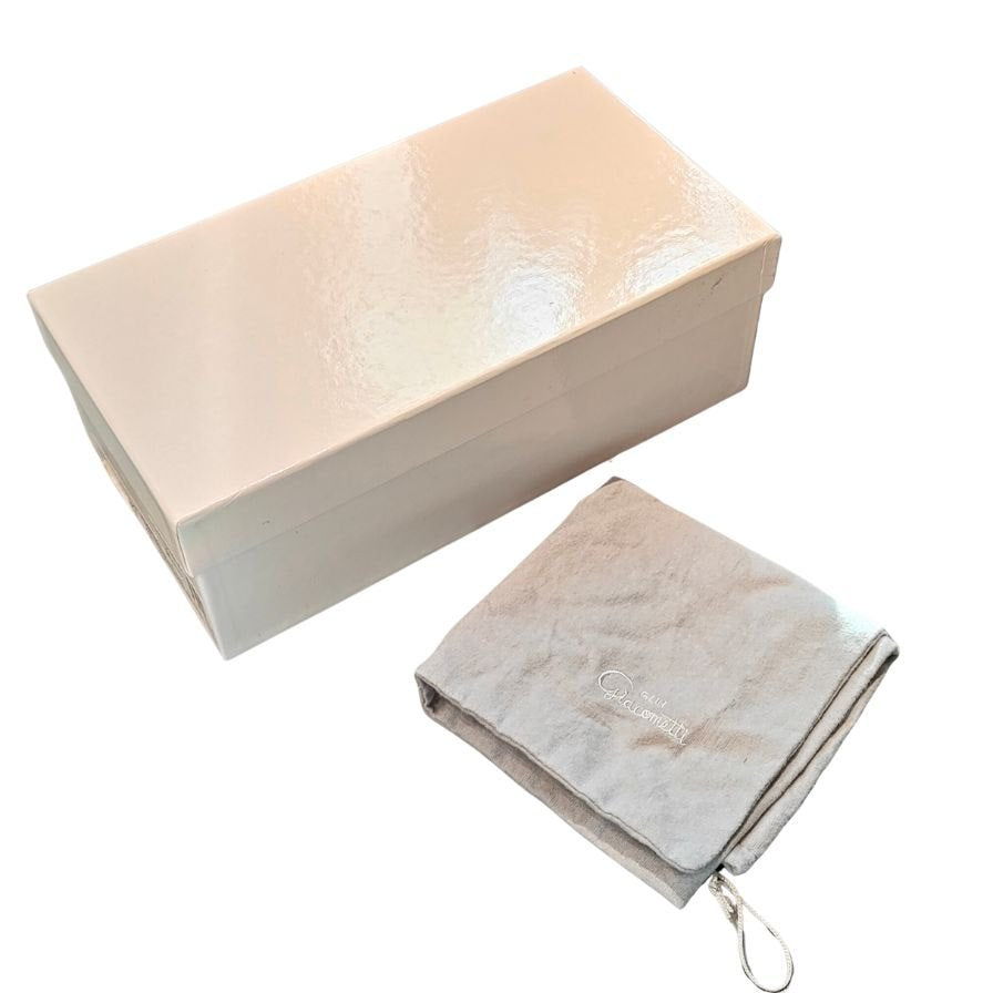 フェラテッリ ジャコメッティ ローファー レザー アストラカン レザー ブラック サイズ41 メンズ F.lli Giacometti ローファー 約25.5cm【LA】【中古】