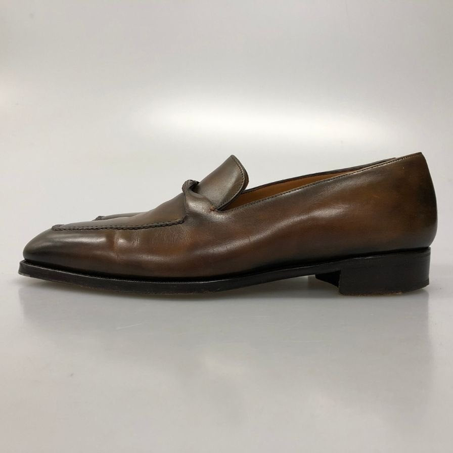 ガジアーノ＆ガーリング レザーシューズ ローファー Avignon サイズUK8E ブラウン GAZIANO&GIRLING ローファー 約26.5cm【LA】【中古】