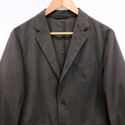 美品◆ユナイテッドアローズグリーンレーベルリラクシング テーラードジャケット 2B ブラウン メンズ サイズM UNITED ARROWS green label relaxing 【AFB39】
