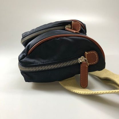 フェリージ ワンショルダーバッグ ネイビー ナイロン×レザー FELISI【AFE4】