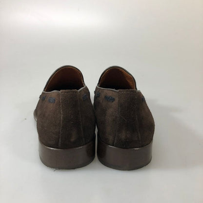 ハケットロンドン タッセルローファー スエード メンズ サイズUK6 ブラウン×ブラック HACKETT LONDON 約25.0cm【AFC48】
