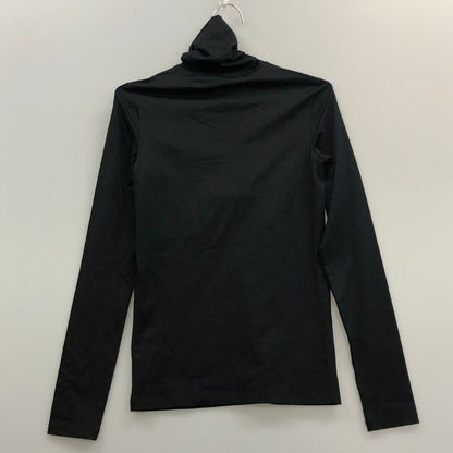 美品◆ジルサンダープラス カットソー タートルネック ロンT 長袖 Tシャツ ストレッチ ハイネック ブラック サイズS メンズ JIL SANDER＋ 【AFB28】