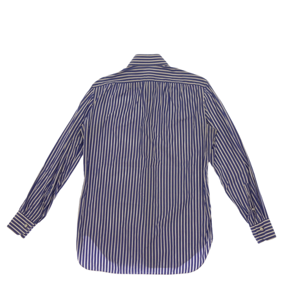 Used ◆Barba Cleric Shirt Blue Stripe Size 41 BARBA [AFB14] 