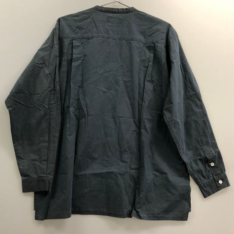 中古◆ウィーク シャツ バンドカラー サイズ1 ブラック系 メンズ weac. 【AFB39】