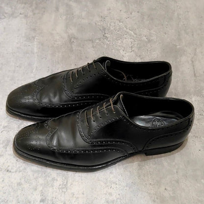 ジョンロブ レザーシューズ エイボン パンチドキャップトゥ カーフ ブラウン 8000ラスト サイズUK6E JOHNLOBB ビジネスシューズ 約24.5cm【LA】【中古】