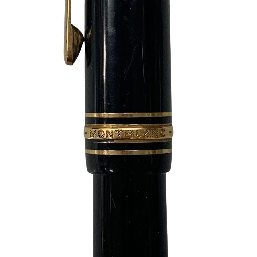 モンブラン 万年筆 マイスターシュテュック 4810 No.146 ペン先14C 585 ブラック×ゴールド MONTBLANC【AFI12】