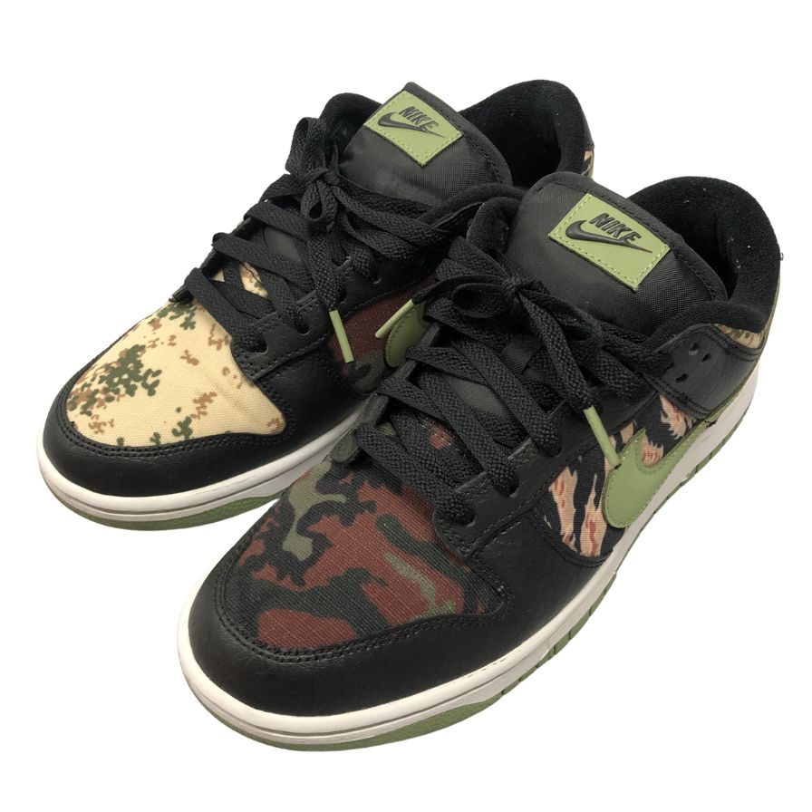 ナイキ スニーカー ダンク ロー SE  ブラック マルチ カモ DH0957 001 メンズ サイズ27cm NIKE DUNK LOW SE BLACK MULTI CAMO 約27.0cm【AFD13】