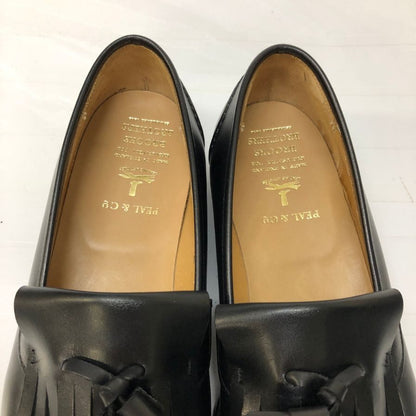 ピール＆コー レザー ローファー ブルックスブラザーズ別注 メンズ サイズ7.5 ブラック PEAL＆Co 約26.0cm【AFD2】