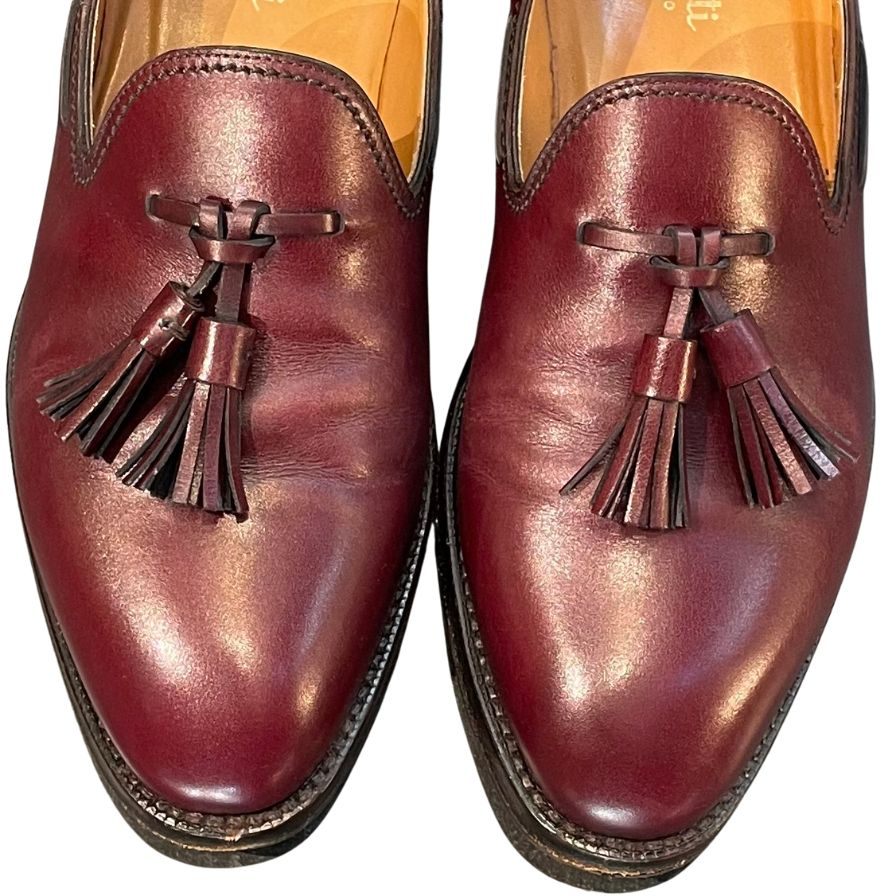 F.LLI Giacomettiジャコメッティ タッセルローファー 40.5 極美品【F.LLI GIACOMETTI】フラテッリ ジャコメッティ タッセル