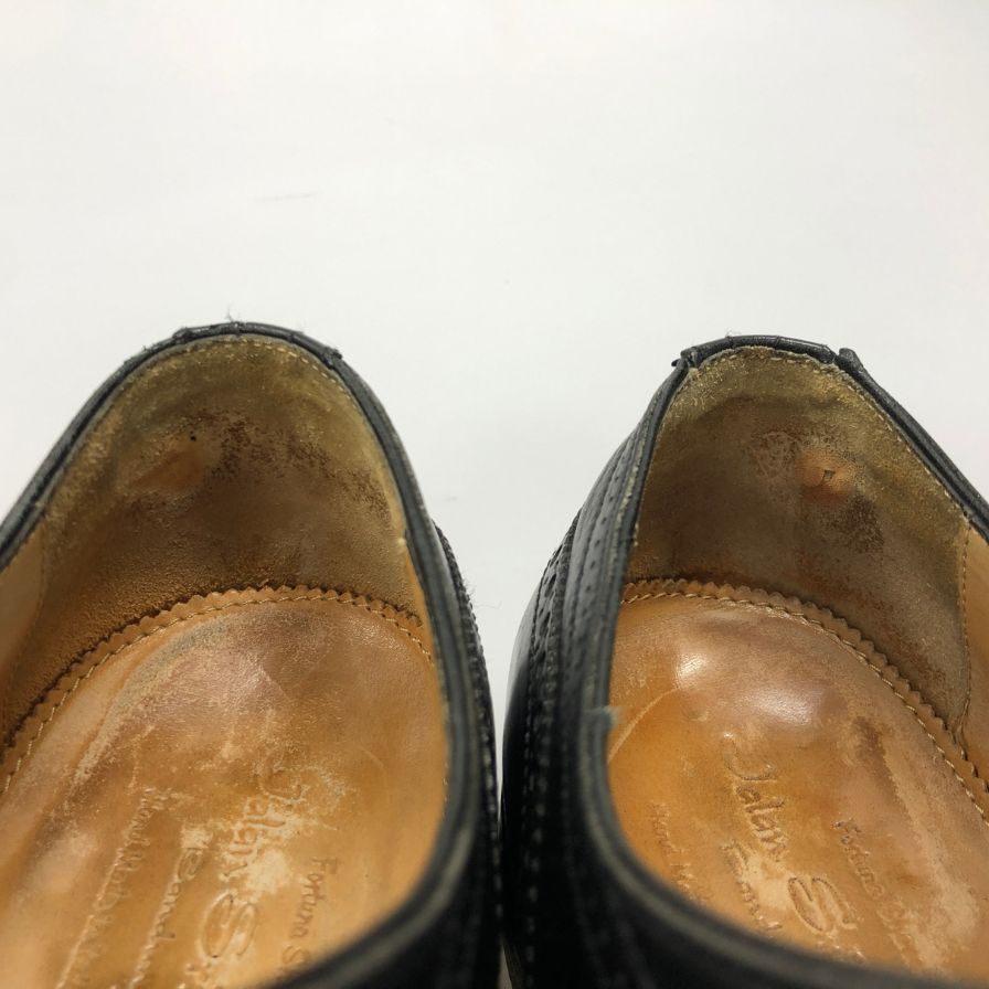 ジャランスリワヤ ウイングチップ カーフ ブラック サイズ7 メンズ  Jalan Sriwijaya 約25.5cm【AFC7】