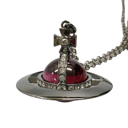 ヴィヴィアンウエストウッド ミディアム オーブネックレス ガンメタ バイオレット Vivienne Westwood【AFI20】