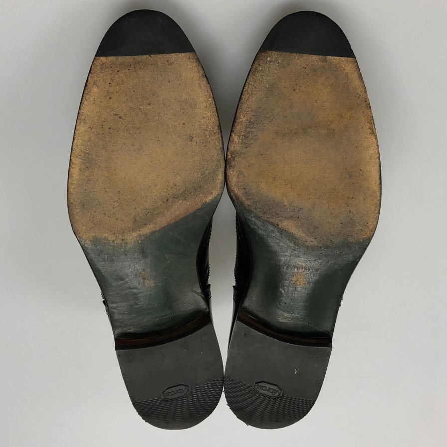 トリッカーズ レザーシューズ フルブローグ 内羽根 メンズ サイズ不明 ブラック TRICKER'S ビジネスシューズ 約cm【LA】【中古】