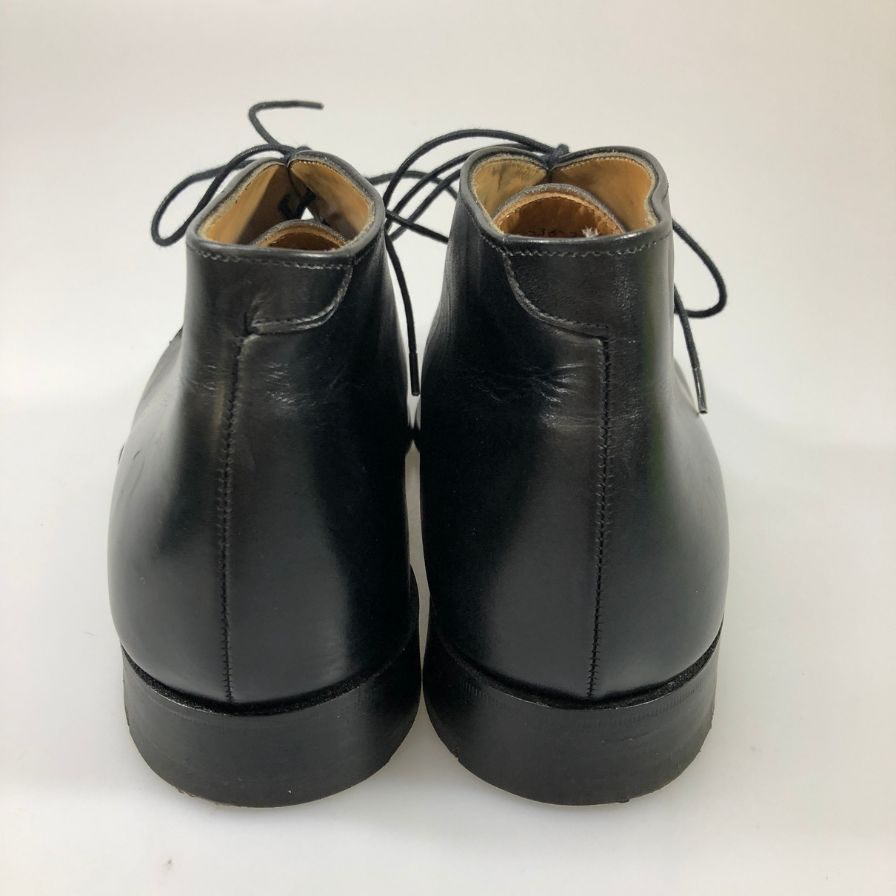 ポールスミス レザーシューズ Uチップ レースアップブーツ イングランド製 メンズ サイズ UK6.5 ブラック PaulSmith 約25.5cm【AFC53】
