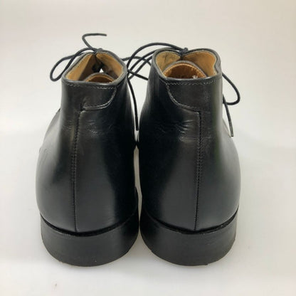 ポールスミス レザーシューズ Uチップ レースアップブーツ イングランド製 メンズ サイズ UK6.5 ブラック PaulSmith 約25.5cm【AFC53】