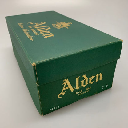 オールデン プレーントゥ カーフ ブラウン サイズUS8D メンズ Alden  約26.0cm【LA】【中古】