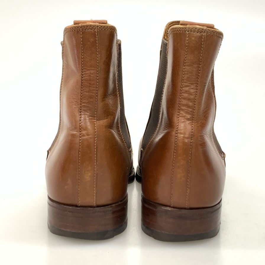 ジョンロブ サイドゴアブーツ PETER ペーター レザー サイズ75B ブラウン系 メンズ JOHN LOBB 約26.5cm【AFC7】