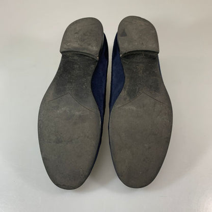 ユナイテッドアローズ ベルジャンシューズ  スエード ネイビー  サイズ40 UNITED ARROWS 約25.0cm【YB2】