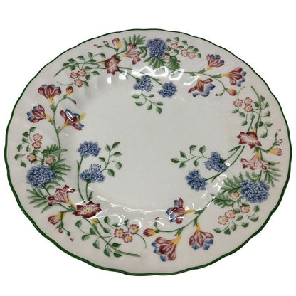 チャーチル 皿 8枚セット 花柄 ホワイト  Churchill【AFI28】【中古】