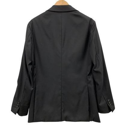 ロロピアーナ リングヂャケット グジ別注 スーツ 3ピース セットアップ ウール100% サイズ50 メンズ ブラック Loro Piana RING JACKET guji【AFA9】