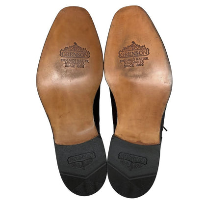 グレンソン レザーシューズ ウイングチップ マスターピース バーガンディ サイズ8.5E メンズ GRENSON ビジネスシューズ 約27.0cm【LA】【中古】