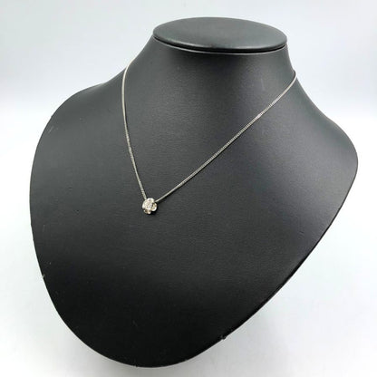 ノーブランド ネックレス PT850 ダイヤ0.36ct【AFI17】