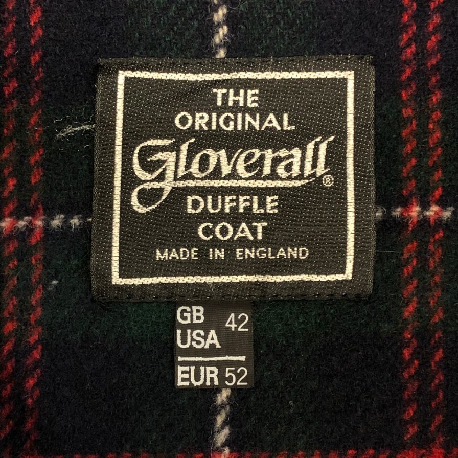 中古◆グローバーオール ダッフルコート 80S イングランド製 ネイビー ウール メンズ サイズUSA42 gloverall 【AFA11】
