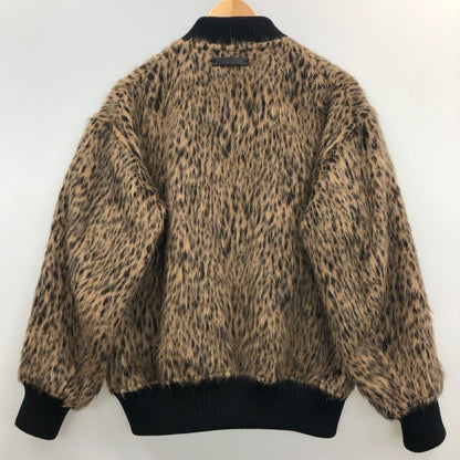 極美品◆ブラミンク 19AW ジップアップブルゾン レオパード ウール 総柄 レディース サイズ38 BLAMINK 【AFB32】