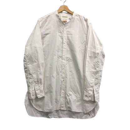 中古◆ユーゲン バンドカラー シャツ ホワイト メンズ サイズ4 HEUGN 【AFB2】