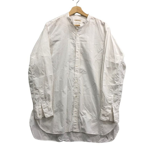 中古◆ユーゲン バンドカラー シャツ ホワイト メンズ サイズ4 HEUGN 【AFB2】