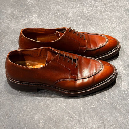 クロケット&ジョーンズ レザーシューズ  SUBS サセックス Uチップ カーフ ブラウン サイズUK7E メンズ CROCKETT&JONES ビジネスシューズ 約25.5cm【LA】【中古】