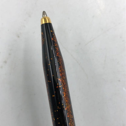 デュポン ボールペン ツイスト式 LAQUE DE CHINE マーブル柄 ブラウン系 ゴールド S.T.Dupont【AFI12】
