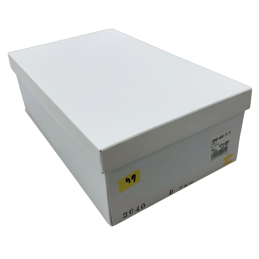 新宿屋 レザーパンプス リザード 2040-405 ダークブルー 21.5㎝ レディース shinjukuya 約21.5cm【7-18】
