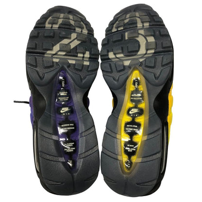 ナイキ スニーカー エアマックス95 レブロン レイカーズ CZ3624-001 メンズ サイズ27cm イエロー パープル Nike Air Max 95 NRG 約27.0cm【AFC1】