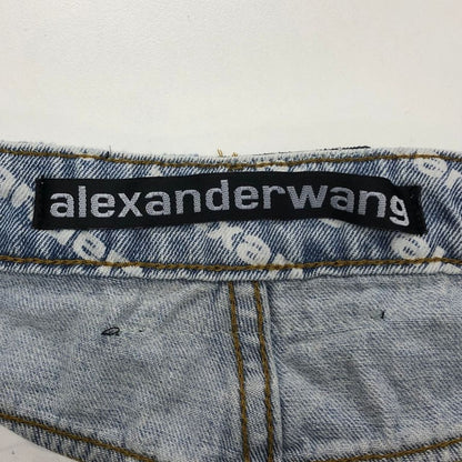 アレキサンダー ワン デニム ショートパンツ ゴロ レディース サイズ25 インディゴ alexanderwang 【AFB22】