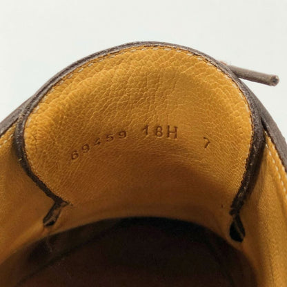 パラブーツ レザーシューズ Uチップ アヴィニョン ブラウン メンズ サイズUK7 PARABOOT AVIGNON ビジネスシューズ 約25.5cm【LA】【中古】