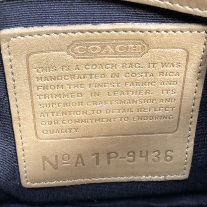 コーチ ショルダーバッグ 2WAY キャンバス×レザー ベージュ レディース 9436 COACH【AFE6】