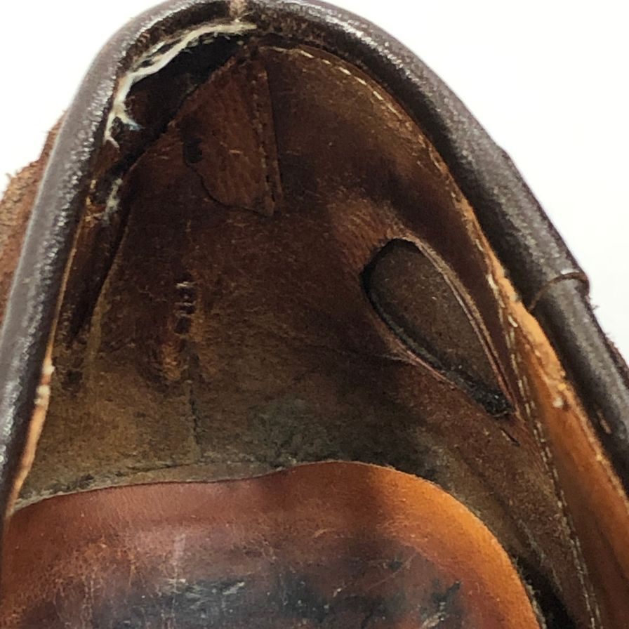 クロケット&ジョーンズ スエード タッセルローファー 6212-3095-01 ブラウン サイズ6E メンズ 革靴 CROCKETT&JONES CAVENDISH3 ローファー 約24.5cm【LA】【中古】