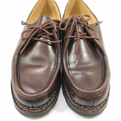 パラブーツ ミカエル カーフレザー チロリアンシューズ メンズ サイズ40 ブラウン PARABOOT ビジネスシューズ 約25.0cm【LA】【中古】