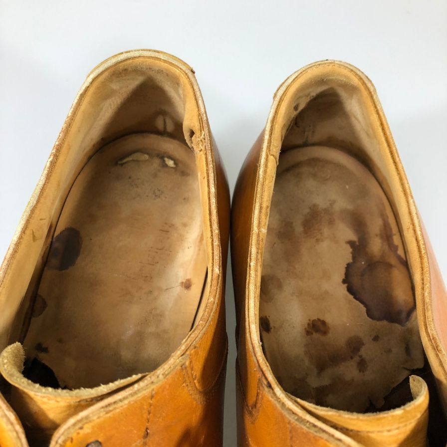 クロケット&ジョーンズ レザーシューズ 9662 ライトブラウン メンズ サイズUK8.5E CROCKETT&JONES 約26.5cm【AFC53】