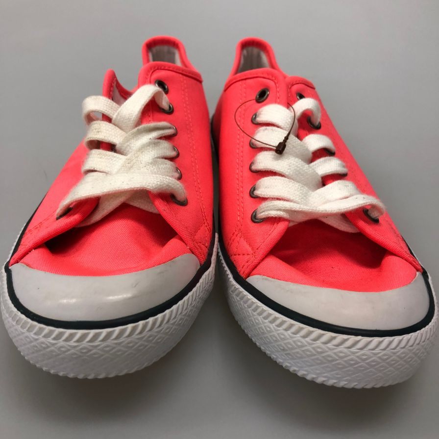 ポロ ラルフローレン スニーカー ローカット サイズ7 ピンク メンズ POLO RALPH LAUREN 約25.5cm【AFC47】