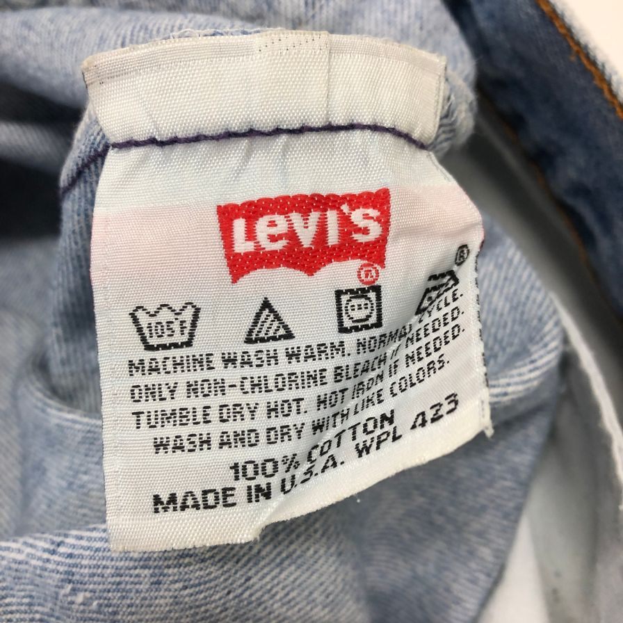 リーバイス デニム 501 95年製 ボタン裏501 USA製 インディゴ メンズ W29 L36 LEVI’S 【AFB36】