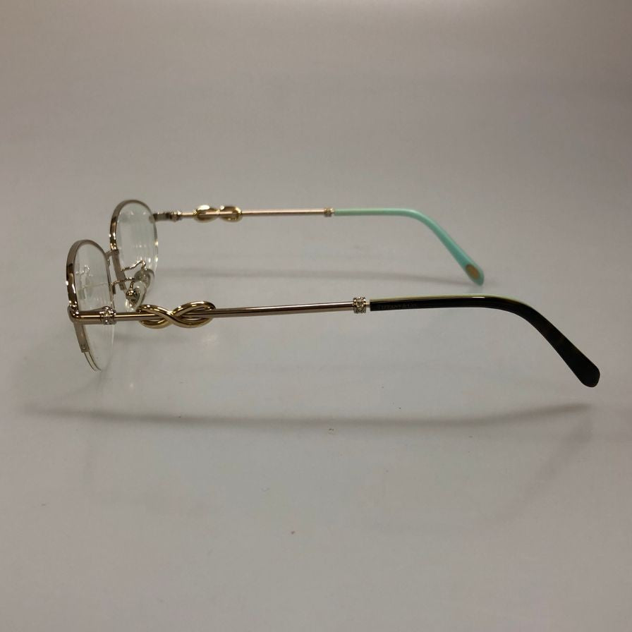 ティファニー メガネ アジアンフィット TF1137D 6046 53□16 140 ブルー×ゴールド Tiffany & Co.【AFI20】