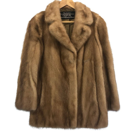 美品◆オズファー ファージャケット ベージュ サイズ13 OSFUR 【AFG1】