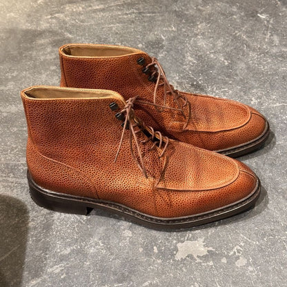 パラブーツ レザーブーツ セリニャン  Uチップ グレインレザー  ブラウン サイズUK6 メンズ PARABOOT ブーツ 約24.5cm【LA】【中古】