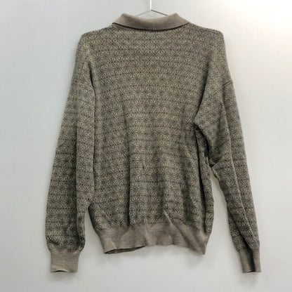 美品◆ヴァレンティノ ウォモ  ニット グリーン系 ウール100％ サイズL valentino garavani UOMO 【AFB15】