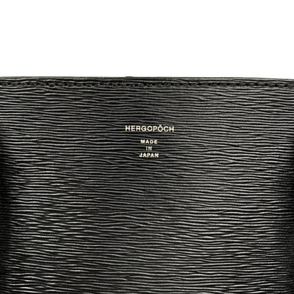 エルゴポック ビジネスバッグ レザー メンズ ブラック HERGOPOCH【AFE9】
