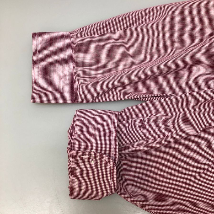 美品◆ラルフローレン ボタンダウンシャツ 90S オールド BLAKE チェック ピンク系 メンズ サイズXXL Ralph Lauren 【AFB40】